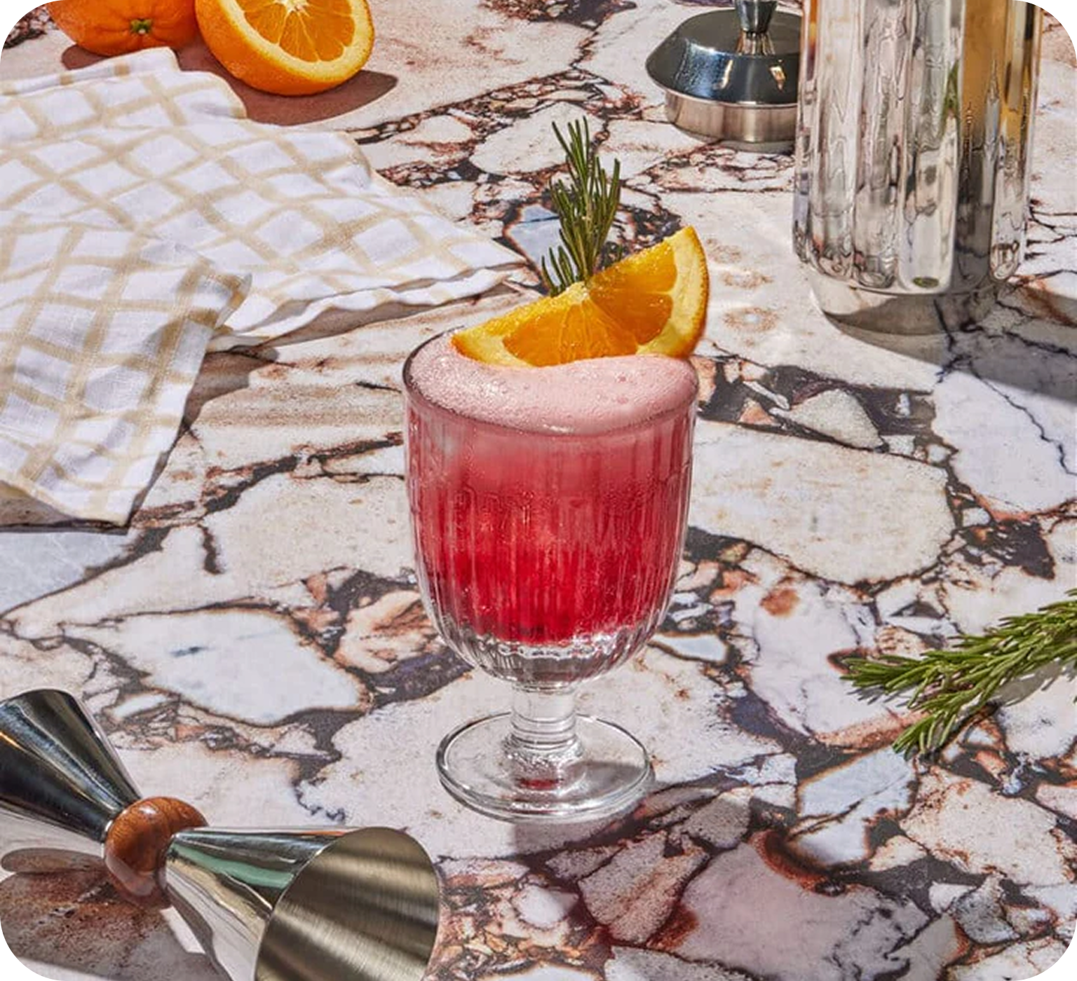 Cranberry Ginger Fizz